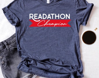 Readathon Champion - Book Marathon Gold - Short Sleeve Unisex T-shirt