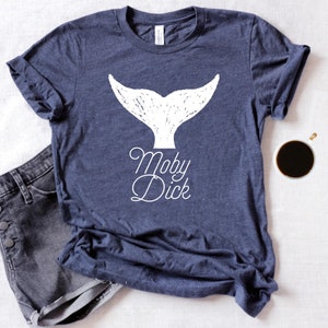 Moby Dick - Whale Tail - Short Sleeve Unisex T-shirt