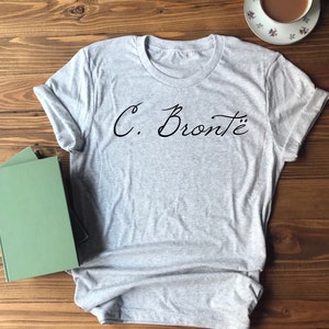 Charlotte Brontë - Autora clásica - Camiseta unisex de manga corta