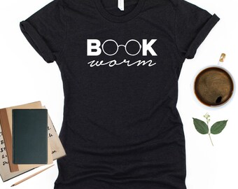 Book Worm - Reading Glasses - Short Sleeve Unisex T-shirt