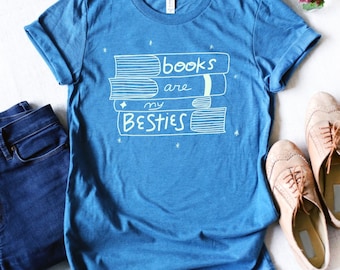 Books are My Besties - Short Sleeve Unisex T-shirt