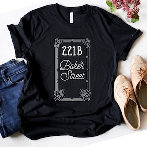 221B Baker Street - Sherlock Holmes - Short Sleeve Unisex T-shirt