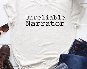 Unreliable Narrator - Short Sleeve Unisex T-shirt