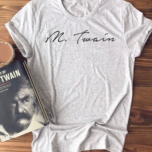 Mark Twain - Samuel Clements - Classic Author - Short Sleeve Unisex T-shirt