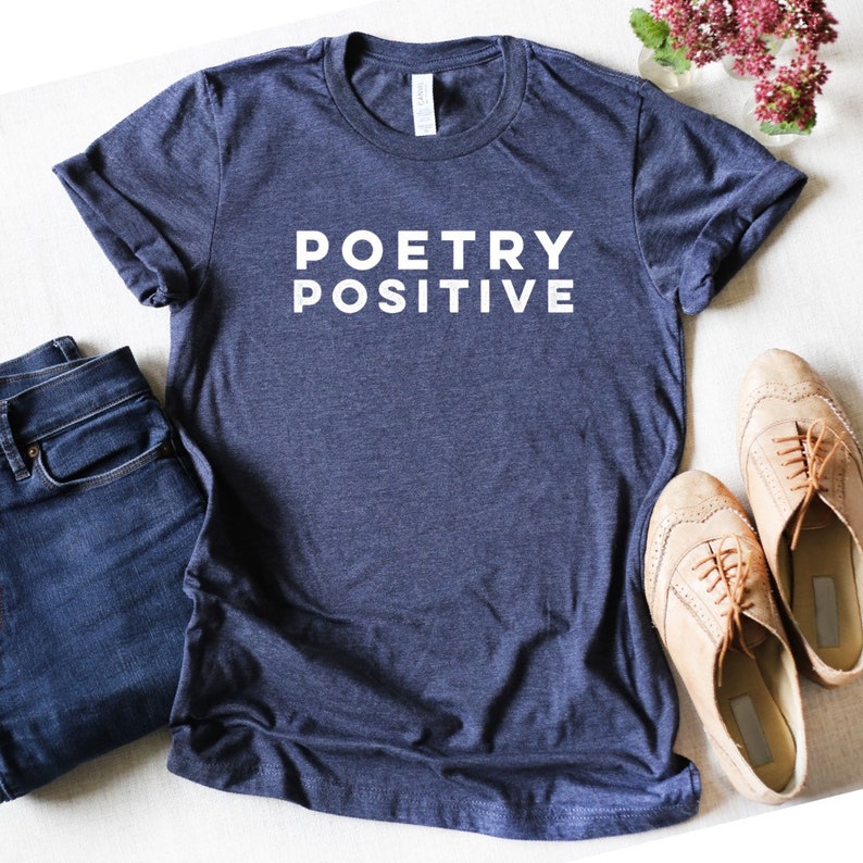 Poetry Positive Short sleeve t-shirt Heather MidnightNavy