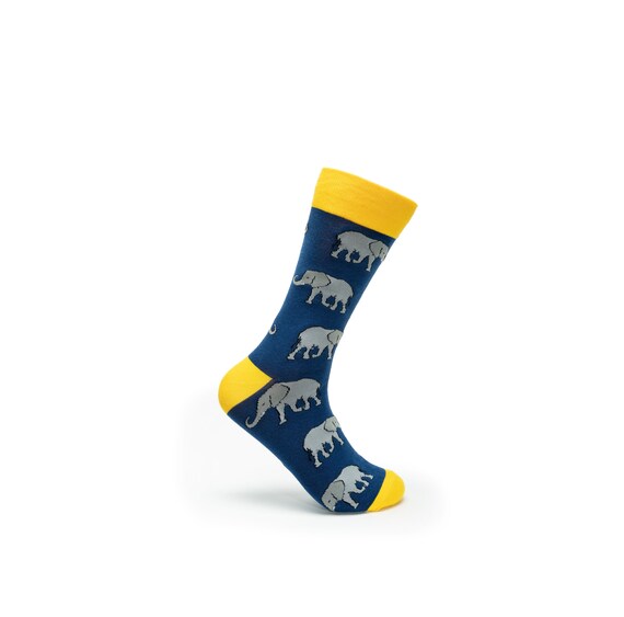 Personalized Elephant Socks Etsy