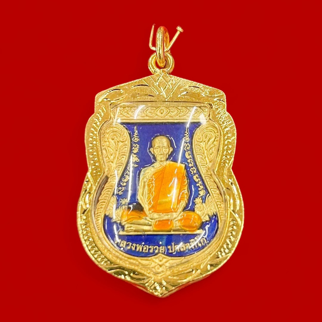 Pendant,buddhist Amulet Thai Buddha Amulet Pendant LP Rich,wealthy