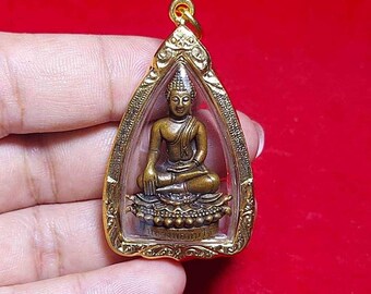 Amuleto buddista Ciondolo amuleto Buddha thailandese LP Tanjai Figurine Fast Success Talisman Rich Lucky