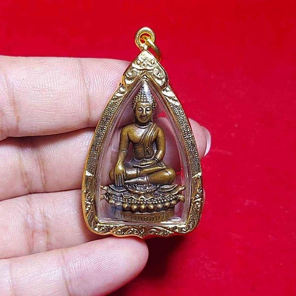 Amulette bouddhiste pendentif amulette bouddha thaïlandaise LP Tanjai Figurine succès rapide Talisman riche porte-bonheur