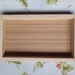 Adele reviewed Square Wooden Slim Flat Open Box / Non-Lidded Tray Display Container / 15 x25x2cm