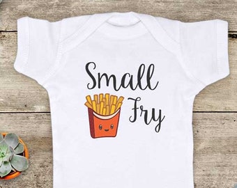 Small Fry funny French fries Baby bodysuit Toddler youth Shirt cute birthday baby shower gift