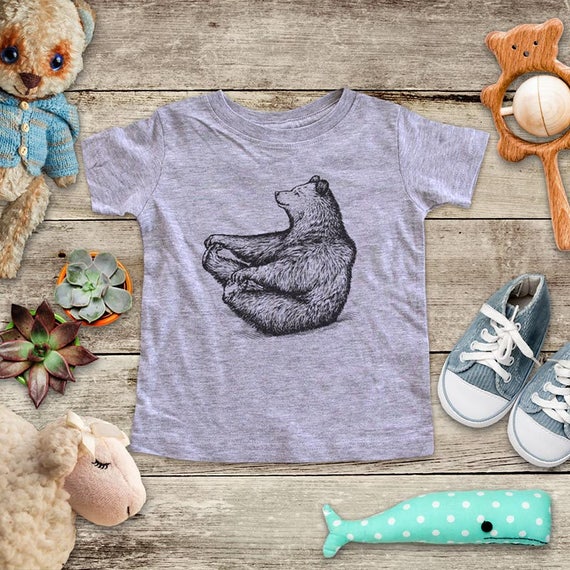 Bear Pulling up Its Legs Graphic Zoo Animal Shirt Baby - Etsy