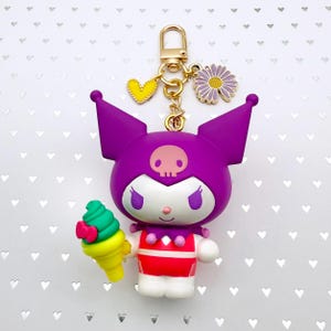 Adornos de cremallera Sanrio Hello Kitty Keroppi para bolsos, carteras, monederos, fundas de teléfono, llaveros y cordones. imagen 12