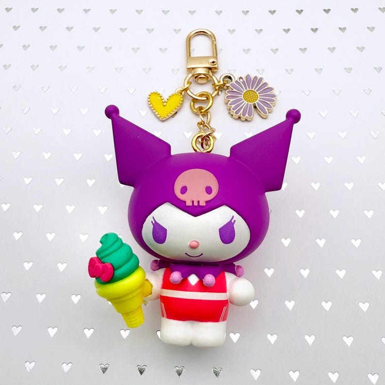 Adornos de cremallera Sanrio Hello Kitty Keroppi para bolsos, carteras, monederos, fundas de teléfono, llaveros y cordones. imagen 12