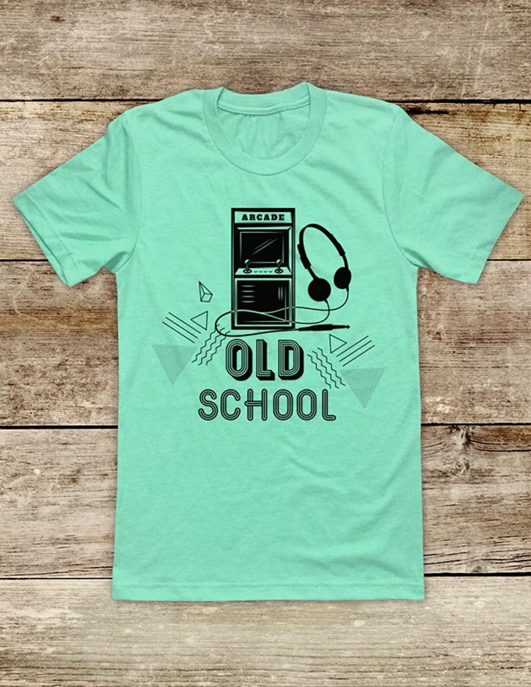 Old School Arcade Funny Vintage Retro Video Game Design Gamer - Etsy