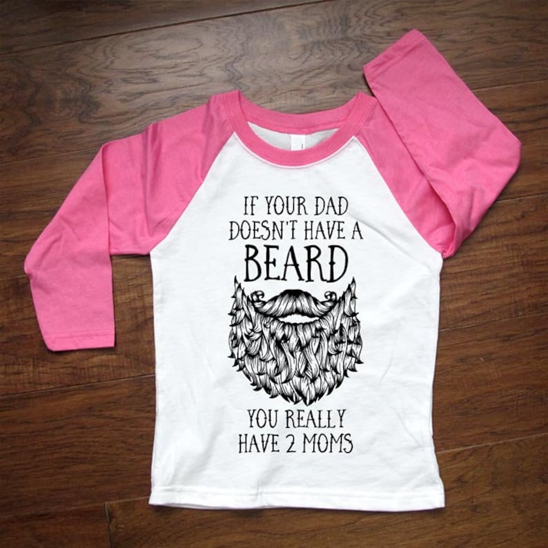 Great Beard Kids Jersey Raglan T-Shirt Children 3/4 Sleeve Baseball Shirt Top Great Beard Kids Jersey Raglan T-Shirt Children 3/4 Sleeve Baseball Shirt Top