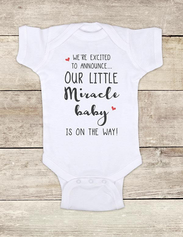 We're Excited to Announce Our Little Miracle Baby is on the Way ...