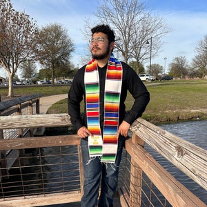 Mexican graduation stole, Class of 2024, Sarape stole, sarape sash