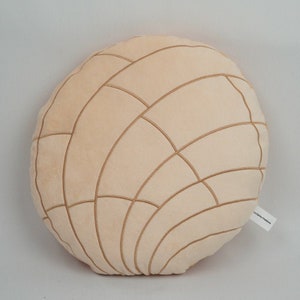 Travesseiro Concha, Travesseiro decorativo, Travesseiro de viagem, Presente mexicano, pan dulce,