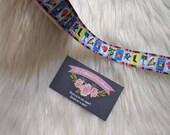 7 8 Grosgrain loteria Ribbon cultura latina, México, graduación, boda, día de los muertos