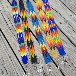 Loom Beaded Lanyard, Handmade lanyard