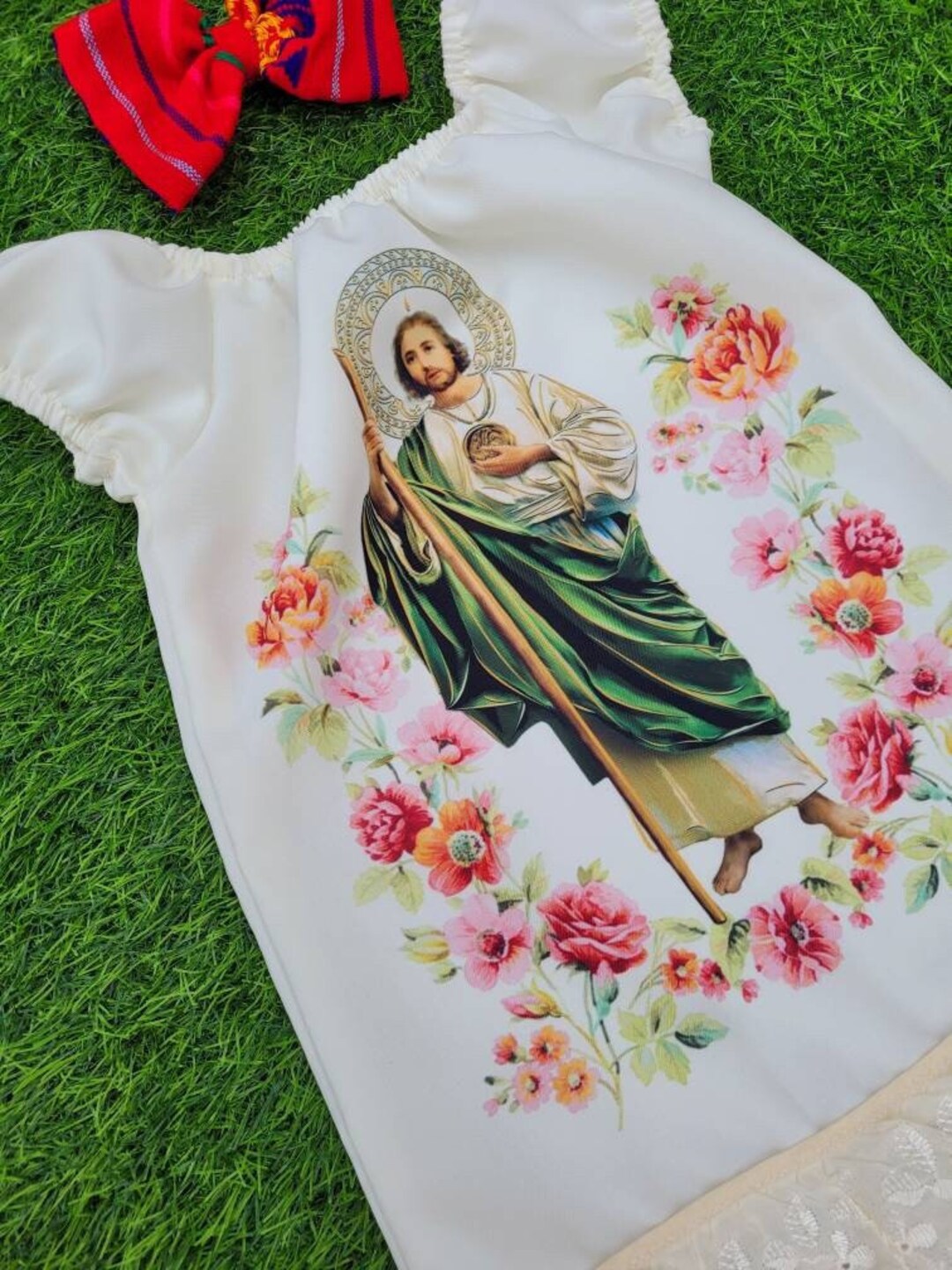 San Judas Tadeo Dress, Bata De San Judas Tadeo - Etsy
