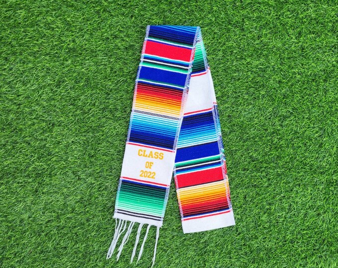 Serape Graduation Stole Graduation Sash Sarape Stole Class Etsy