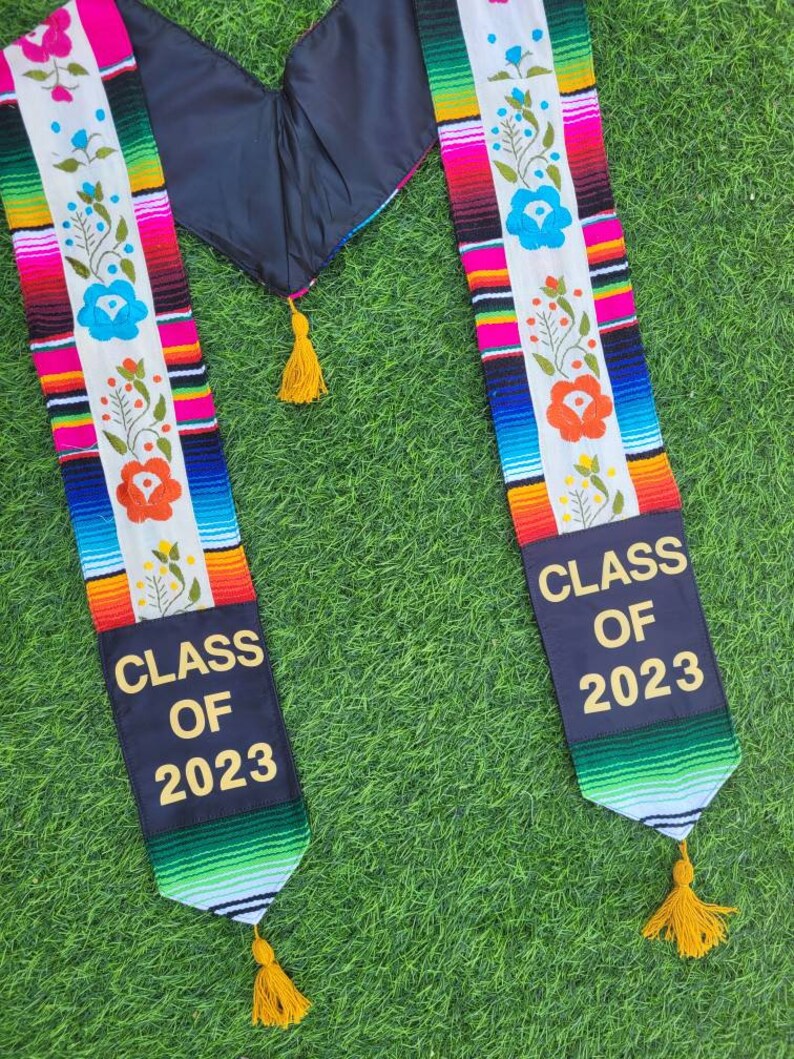 Mexican Graduation Stole Serape Sash Graduation Sash Etsy