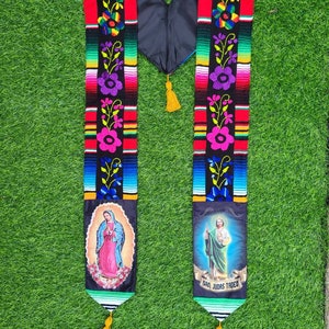 Mexican Graduation Stole, Serape sash, Graduation sash, Sarape Stole