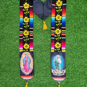 Mexican Graduation Stole, Serape sash, Graduation sash, Sarape Stole