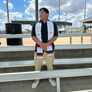 Mexican graduation stole, Class of 2025, Sarape stole, sarape sash, Sarape Grad Sash