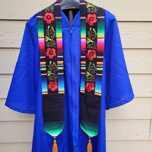 Custom Mexican Graduation Stole, Serape sash, Graduation sash