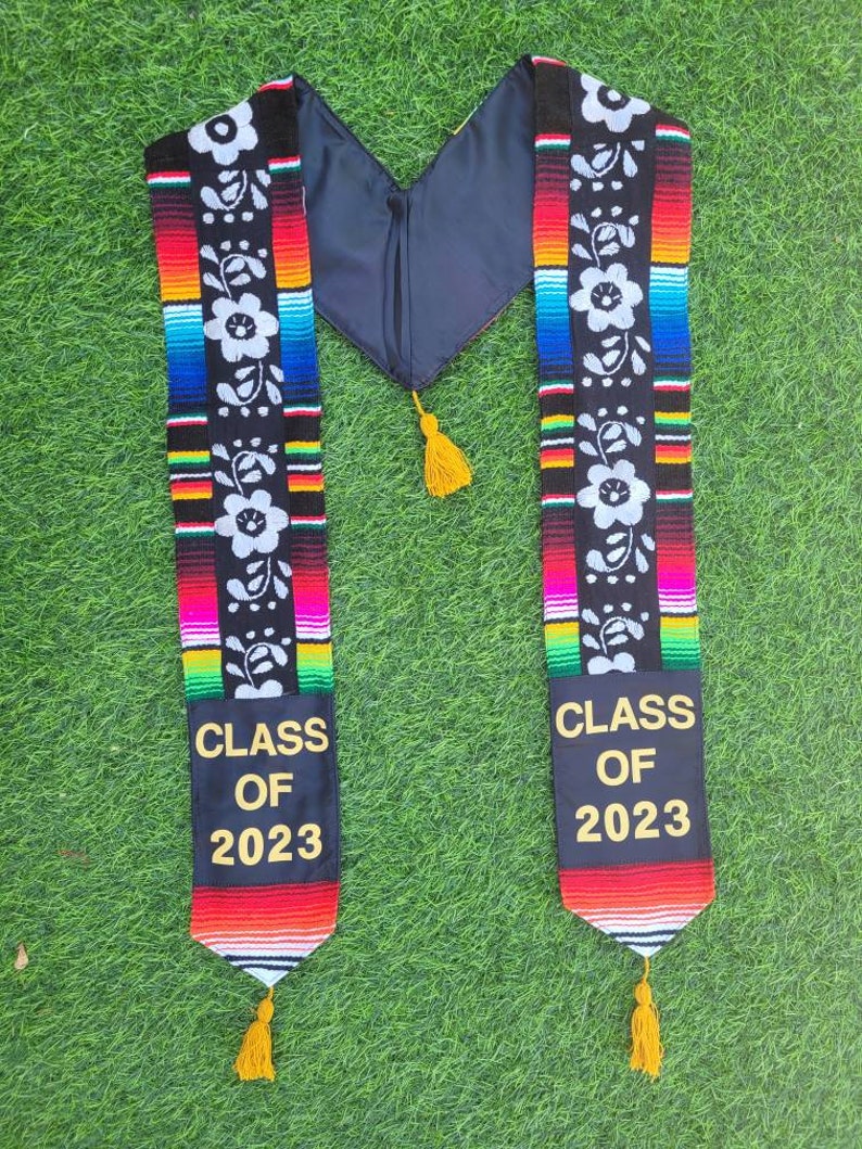 Mexican Graduation Stole, Serape sash, Graduation popular sash