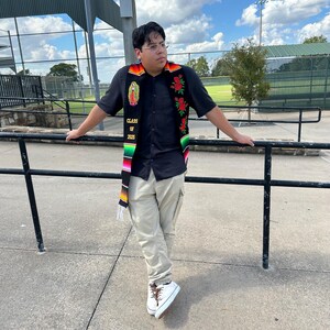 Class of 2025 Graduation Sash, Mexican Graduation Stole, Sarape Stole, Graduation Sash, Serape Stole, Graduation Stole