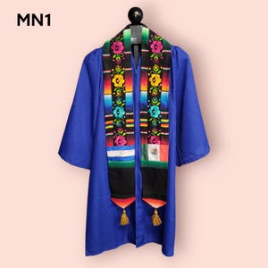 Custom Graduation Stole, Mexican Graduation Stole, Nicaragua Graduation Stole, Serape sash, Graduation sash,  Mexican Stole, Sarape Stole