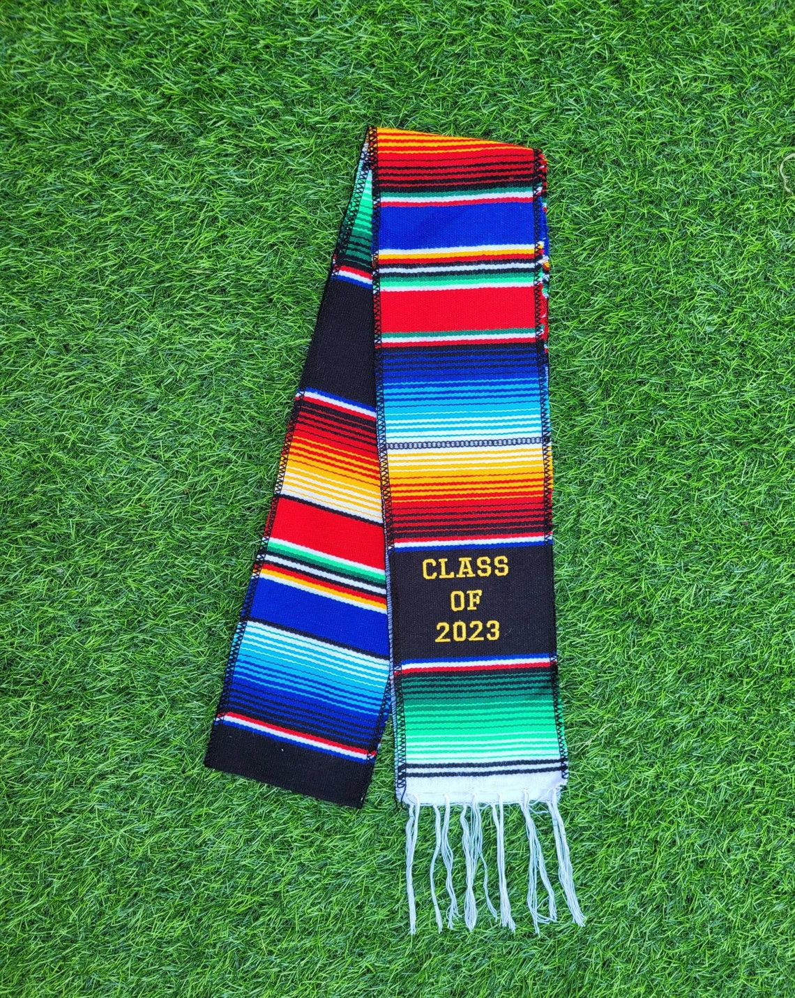 Mexican Graduation Stole Class of 2023 Sarape Stole Sarape Etsy