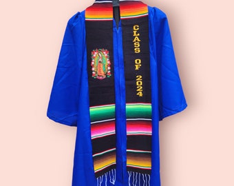 Class of 2024, Mexican Graduation Stole, Sarape Stole, Graduation Sash