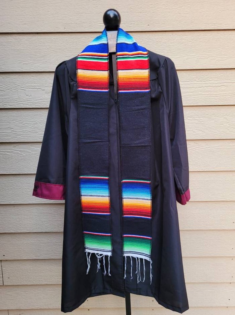 Mexican Graduation Stole, Serape graduation stole sash, Class of 2022, class of 2021 