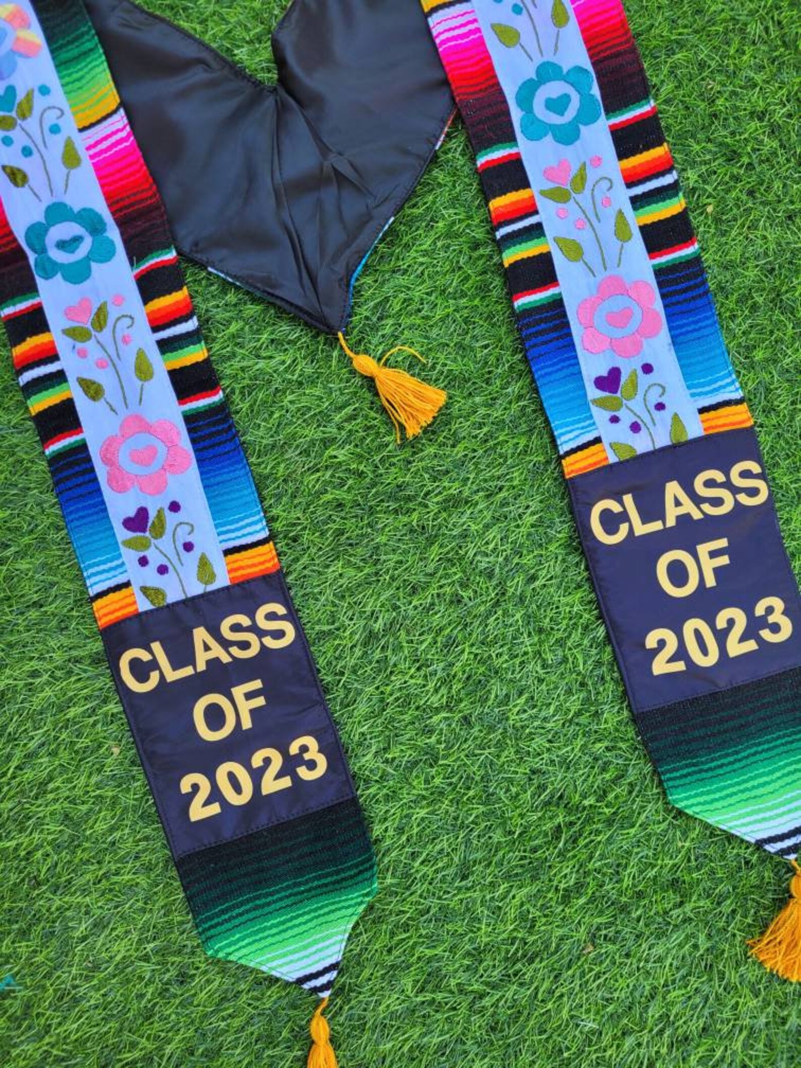 Mexican Graduation Stole Serape Sash Graduation Sash Etsy