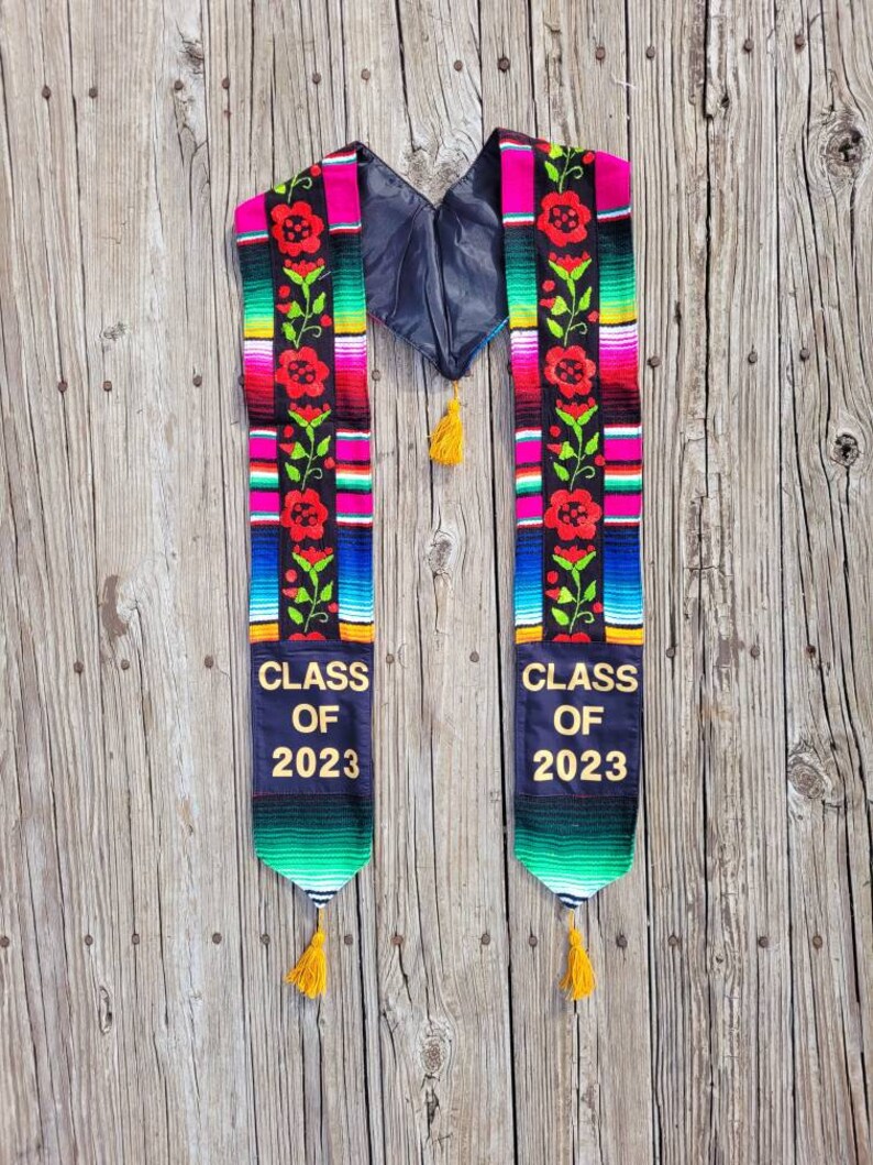 Mexican Graduation Stole Serape Sash Graduation Sash Etsy