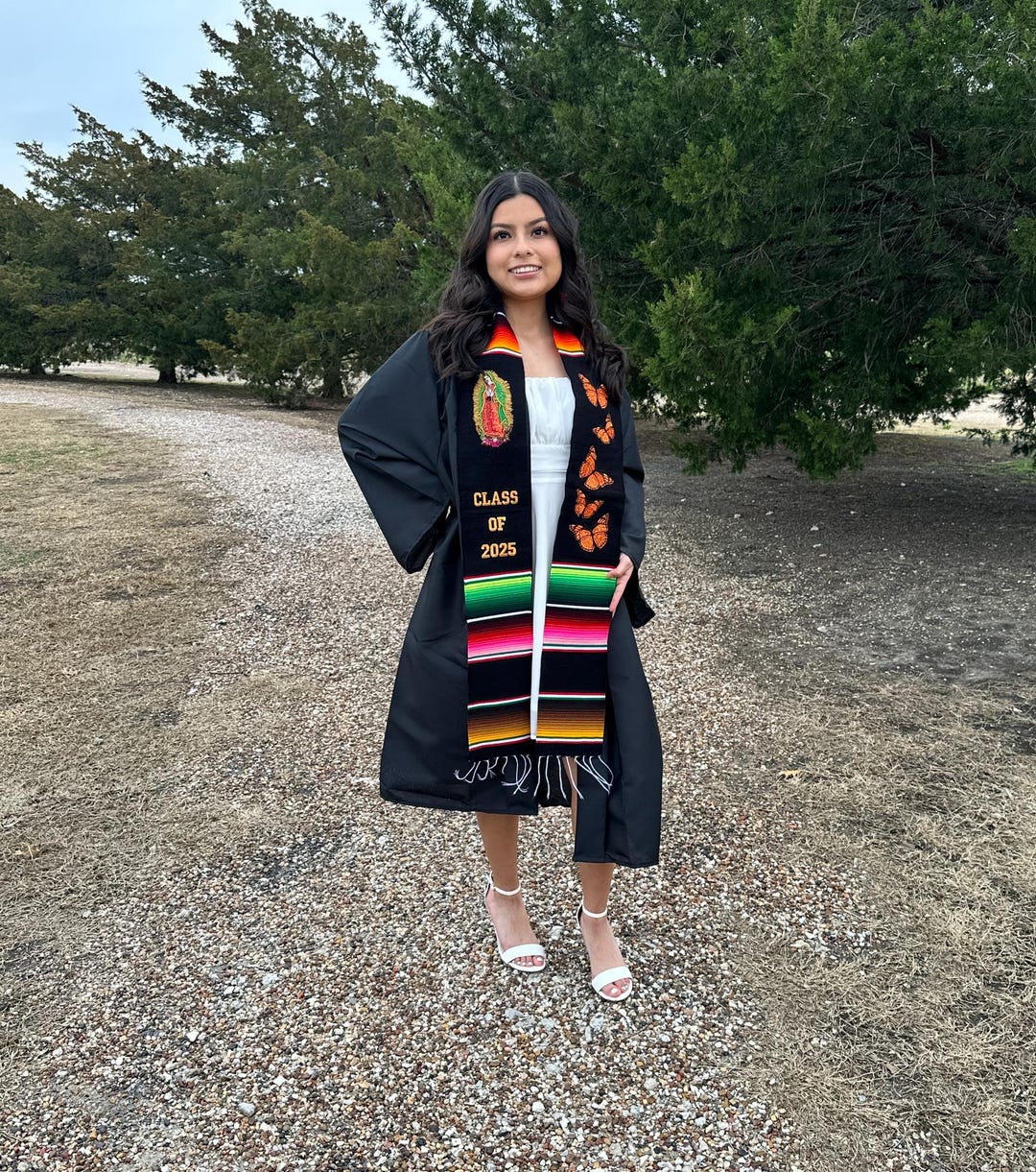 Class Of 2026" Stoles - 2026 Graduation Stoles & Sashes – Graduation Cap And Gown - View #4