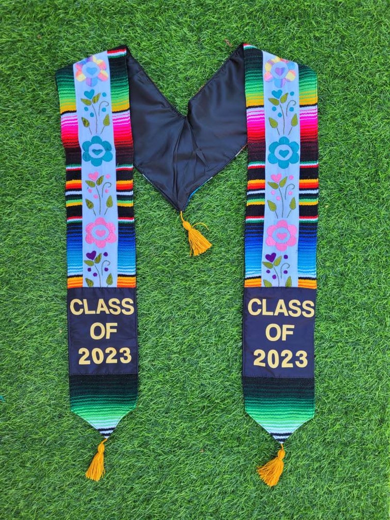 Mexican Graduation Stole Serape Sash Graduation Sash Etsy