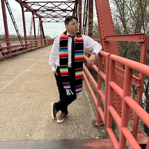 Mexican graduation stole, Class of 2024, Sarape stole, sarape sash