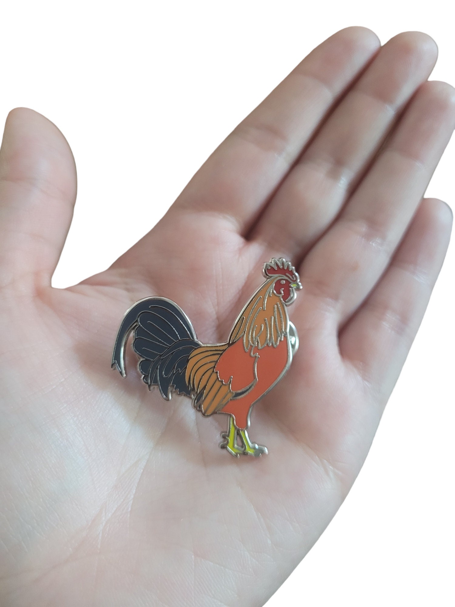 Gallo Pin, Mexican Hat Pin, Virgen Pin, Mexican Pin, Gallo Hat Pin