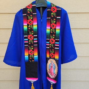 Custom Mexican Graduation Stole, Sarape Stole, Serape stole, Graduation sash