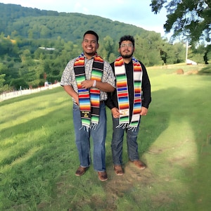 Mexican graduation stole, Class of 2024, Sarape stole, sarape sash