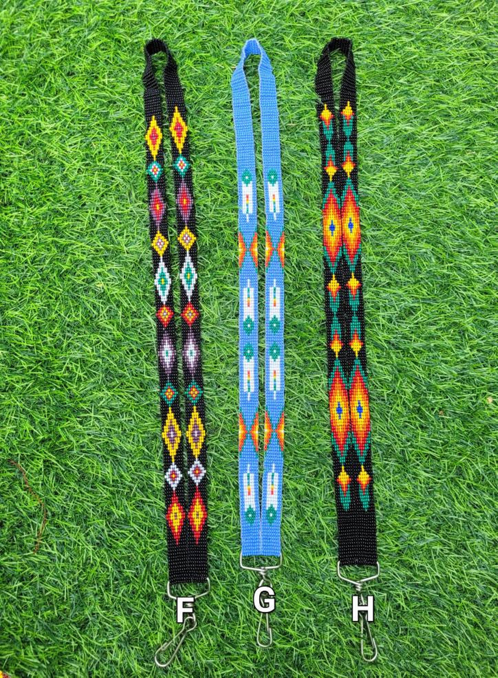 Loom Beaded Lanyard Handmade Lanyard Etsy