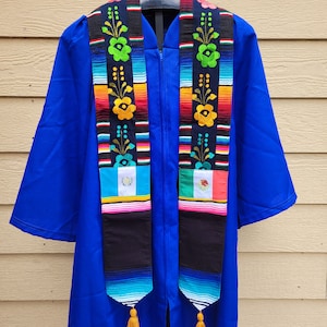 Custom Mexico Guatemala Graduation Stole Serape Sash - Etsy