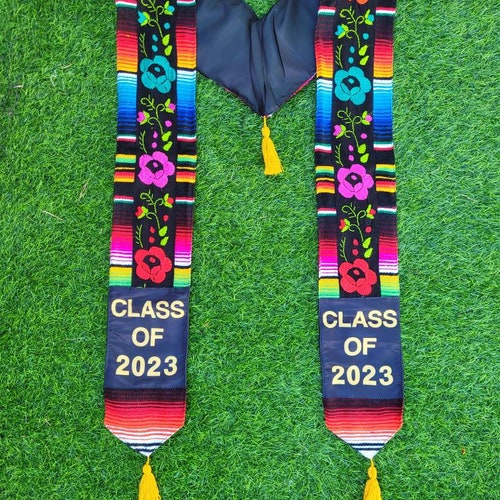 Mexican Graduation Stole Serape Sash Graduation Sash Etsy
