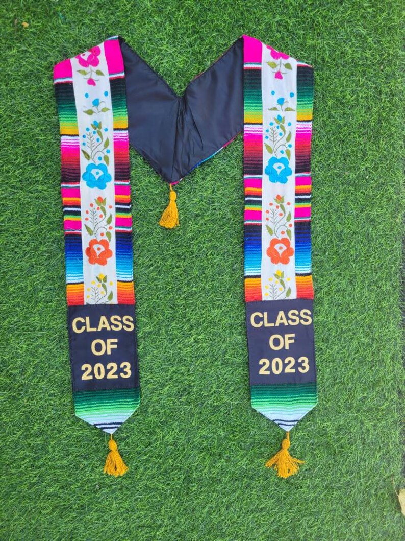 Mexican Graduation Stole Serape Sash Graduation Sash Etsy